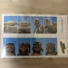 新作 マンダロリアン&グローグー 証明写真風ステッカー 匿名配送
