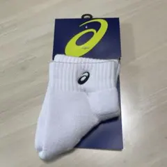 asics バレーボール ソックス X801AX 24cm ホワイト