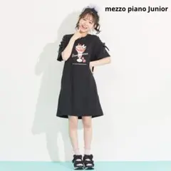 メゾピアノジュニア ストロベリーパーラーワンピース ブラック Sのサムネイル
