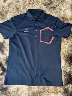 【値下げしました】PING ブラック　ポロシャツ Mサイズ