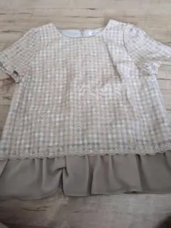 【未使用】アリスバーリー　花柄チェックのサムネイル
