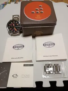 FOSSIL　blue 腕時計クォーツ　クロノグラフのサムネイル
