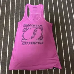 JAZZERCISE ピンク タンクトップ S