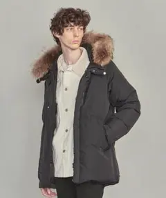 ビューティーアンドユース 小松マテーレ ファー ダウンジャケット ダウンコート