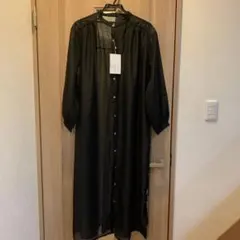 Classical Elf ブラック シャツワンピース