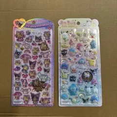 【正規品】うるちゅる　日焼けキティ　ポップシール 2セット