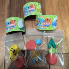 チョコエッグ　ポケモン　旅立ちの3匹　ピカチュウ ゼニガメ セット