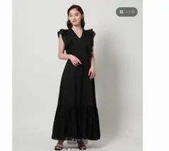 即完売品 MARIHA 夏の月影のドレス ブラック オニキス 36 新品タグ付き