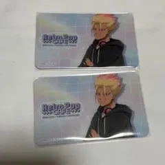 ブルーロック コラボカフェ本舗 硬質カード　レトロポップ　士道龍聖