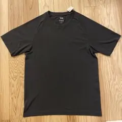 UNIQLO ドライEX クルーネックTシャツ ダークグレー Mのサムネイル