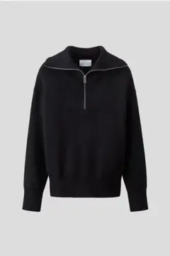 H&M Atelier ハーフジップ　リブニットセーター