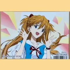 エヴァンゲリオン　ポイント景品　特典　ブロマイド　10周年柄　アスカ