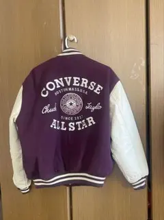 CONVERSE スタジャン パープル/ホワイト