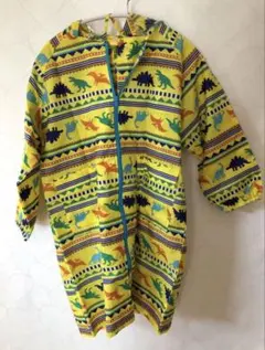 恐竜柄レインコート⭐️ 収納袋付き！通園・遠足にピッタリ！