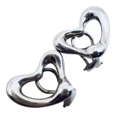 ティファニー ラージオープンハートのイヤリング