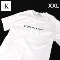 【Calvin Klein】カルバンクライン Tシャツ■白色/CT82XXL