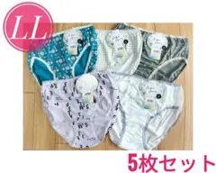 R*可様 新品 ショーツ LL 5枚セット 綿混 ストレッチ素材 大きいサイズ