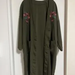 Richie Glamour オリーブ色 ロングカーディガン