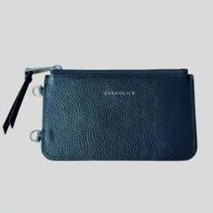 BANDOLIER バンドリヤー　ポーチのみ　マチなし　ブラック　シルバー金具