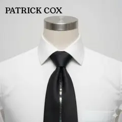 【PATRICK COX】パトリックコックス スパンコール ネクタイ ブラックのサムネイル