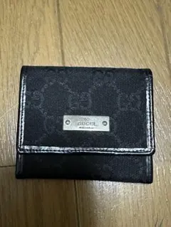 希少GUCCI GGキャンバス コインケース ブラックのサムネイル