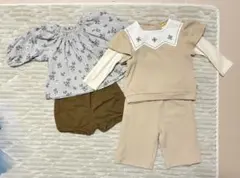 モイモルン 女の子 セットアップ2着セット 80・90サイズ