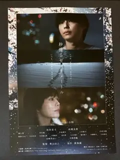 劇場映画「秒速5センチメートル」告知フライヤー　新品