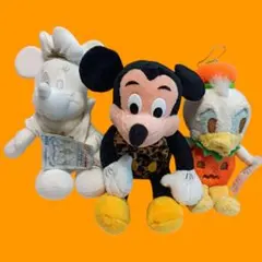 ミッキー　ミニー　ドナルドぬいぐるみ　ディズニー3体セット