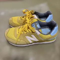 New Balance 574イエロー スニーカー 23.5