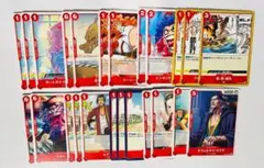 ワンピースカード 受け継がれる意思 赤 素材 まとめ売り