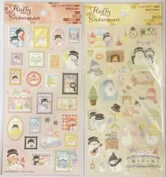 スノーマン　2種2枚セット　②　い