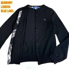 BURBERRY LONDON BLUE LABEL ブラックカーディガン