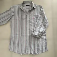 【美品】Burberry ストライプ 長袖シャツ Mのサムネイル