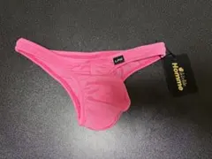 【ラポームオム】メンズローライズハーフバック MFS生地使用 フルシーム ピンク