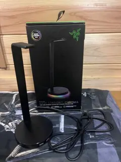 Razer Chroma RGB対応 ヘッドセットスタンド USBハブ付きのサムネイル
