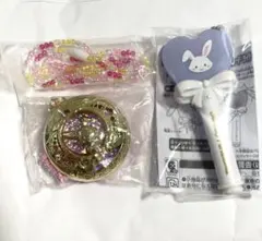 サンリオ　ウィッシュミーメル　2点セット　コンパクト　ライトキーホルダーのサムネイル