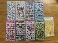 プチドロップシール うるちゅるPOPシール ぷくぷくシール 9点セット