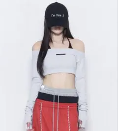 theredthread layered neck knit croppedのサムネイル