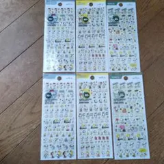 スヌーピー　シール　6枚セット