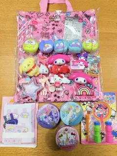 サンリオ ハローキティ マイメロディ クロミ マスコット ナップサック グッズ