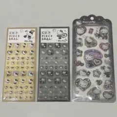 サンリオ　Hello Kitty マシュマロシール　タイルシール　3枚セット