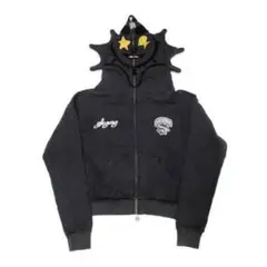 glogang ジップアップパーカー ブラック