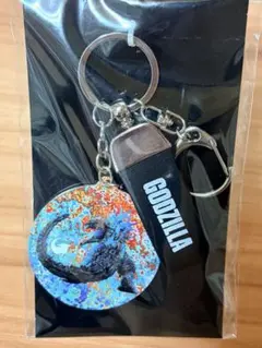 GODZILLAゴジラ-1.0マイナスワン メタルキーホルダー チャーム ブルーのサムネイル