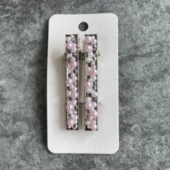 ハンドメイド　ヘアクリップ