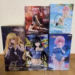 ToLOVEるダークネス フィギュア 5体セット モモ ナナ ヤミ 古手川唯