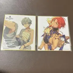 瀬名泉、月永レオ 色紙　あんさんぶるスターズ！！