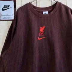 NIKE 古着　長袖　スウェット 裏起毛　刺繍　アメカジ ゆるだぼ