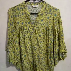 BEAMS　レディース　五分丈ブラウス レーヨン