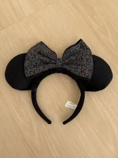 ミニーマウス耳カチューシャ スパンコール付き