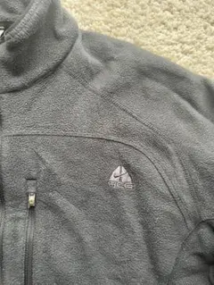 ナイキacg フリース　ハーフジップ　07年製　M ブラック　刺繍ロゴ